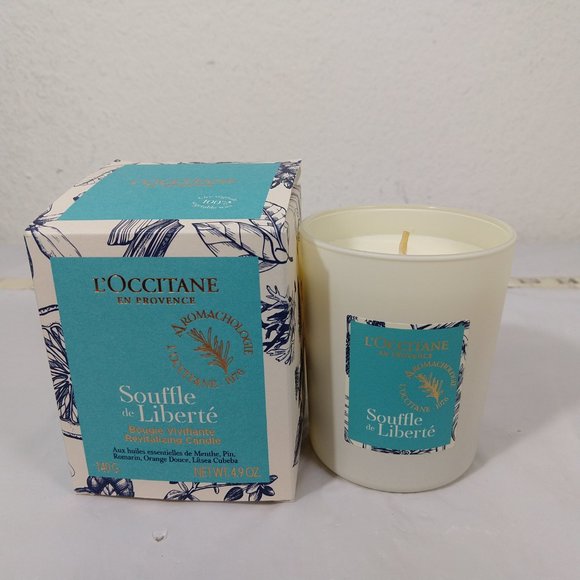 L'OCCITANE Limited Edition Souffle de Liberté CANDLE 4.9 OZ NEW - Picture 2 of 7